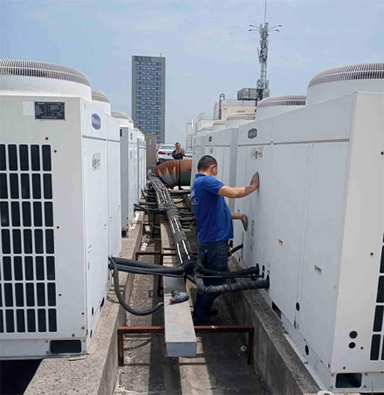 平潭中央空调制热和不制冷系统维修方法